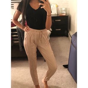 Pink harem pants/ joggers